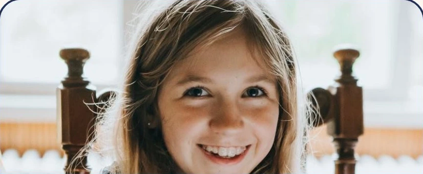 A happy young camper